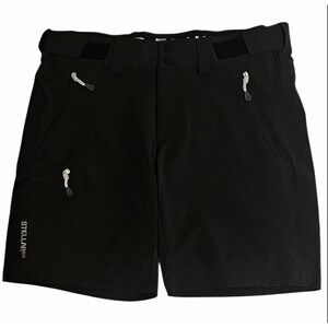 Stellar Equipment Shorts Size Large Mens Dark Gray Soft Shell Cargo